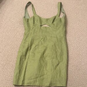 Green Sleeveless Dress